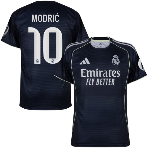Real Madrid Bortatröja Modrić 10 2025–2026 Real Madrid Bortatröja Modrić 10 2025–2026